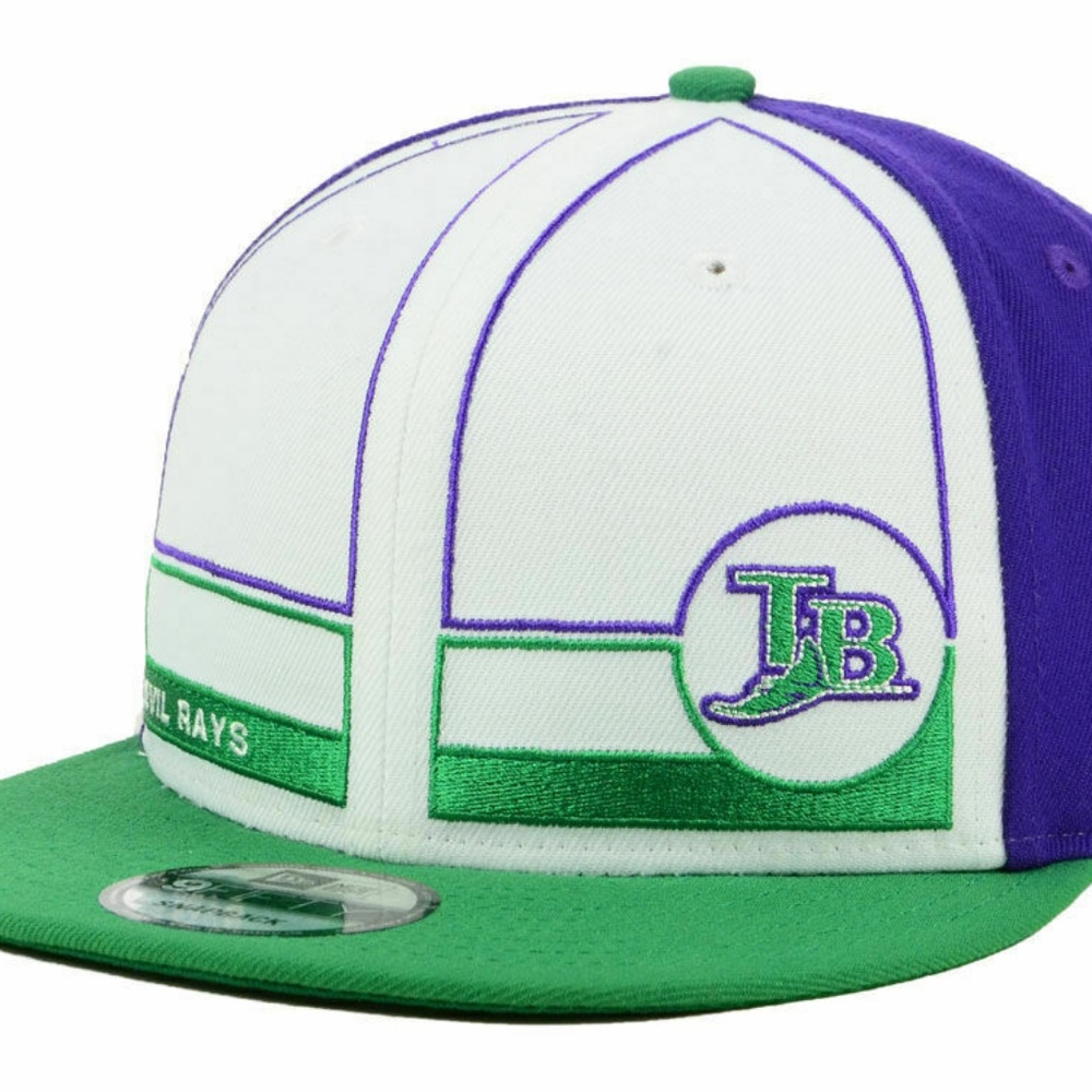 Rare New Era Topps Tampa Rays 1983 Hat 9Fifty Cap - Picture 2 of 4